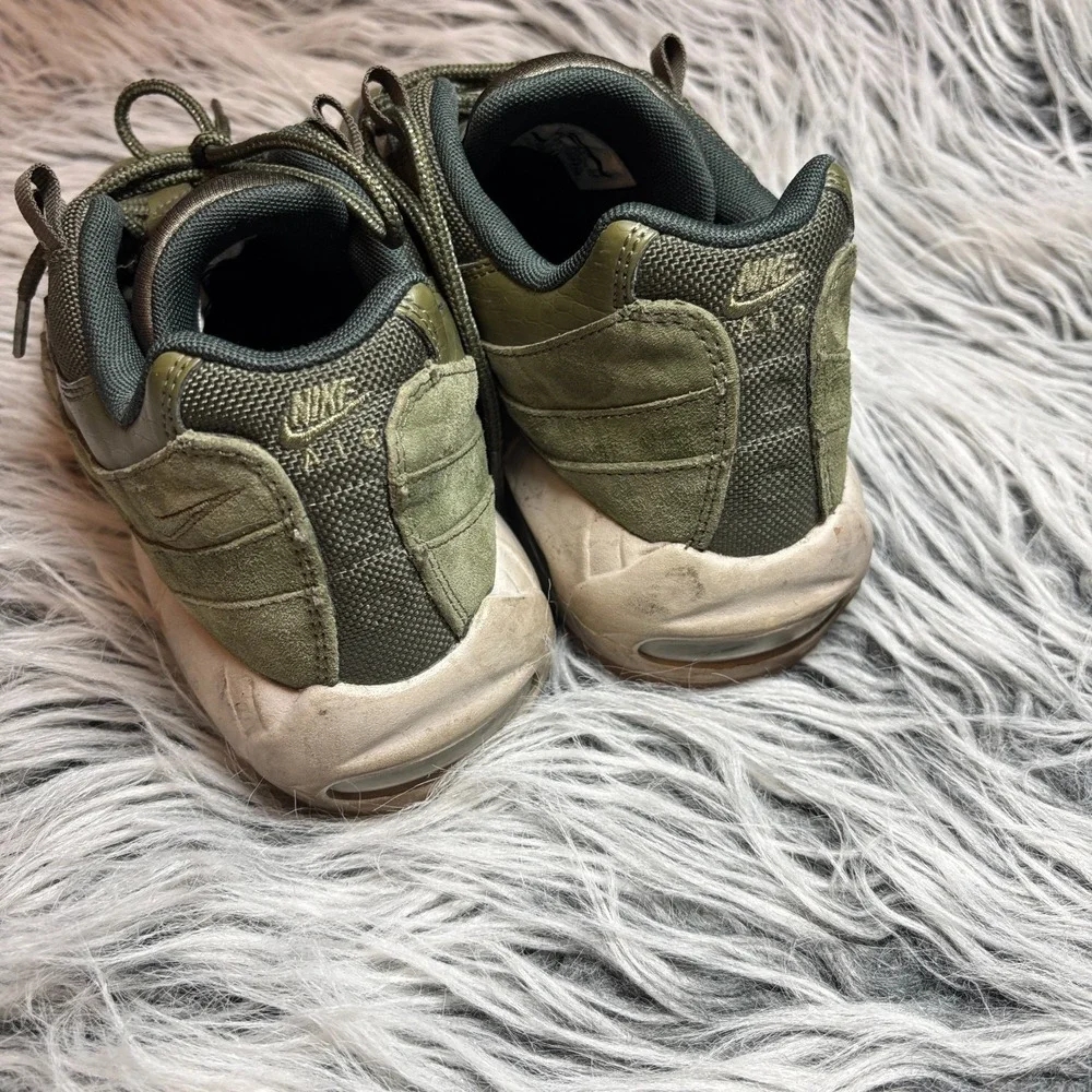 Nike Air Max 95‎ SE Olive Canvas Running Sneakers Men's Size 8 US AJ2018-300